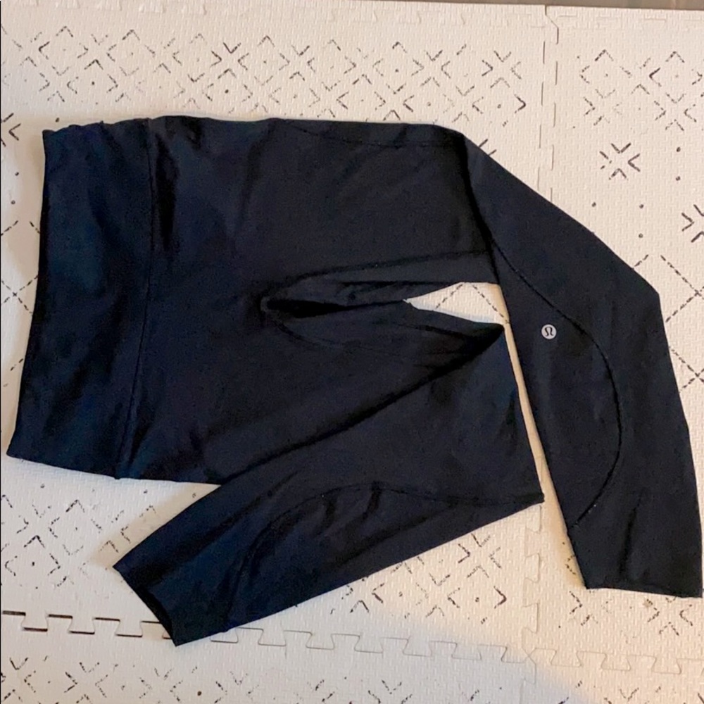 Lululemon black leggings 33” length